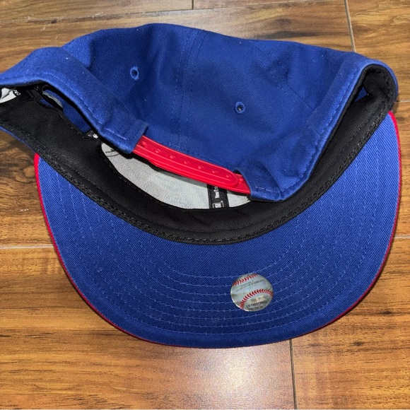 Expos Blue and Red Snapback Cap - Picture 3 of 6